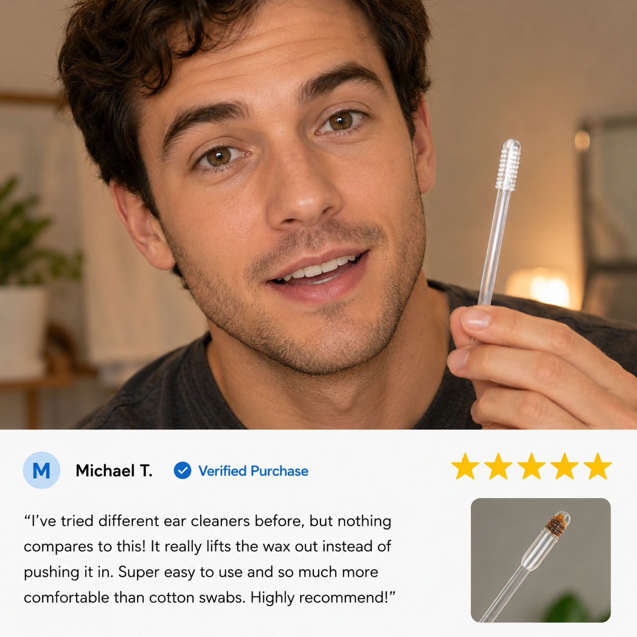 ZylonClear™ Reusable Earwax Cleaning Tool