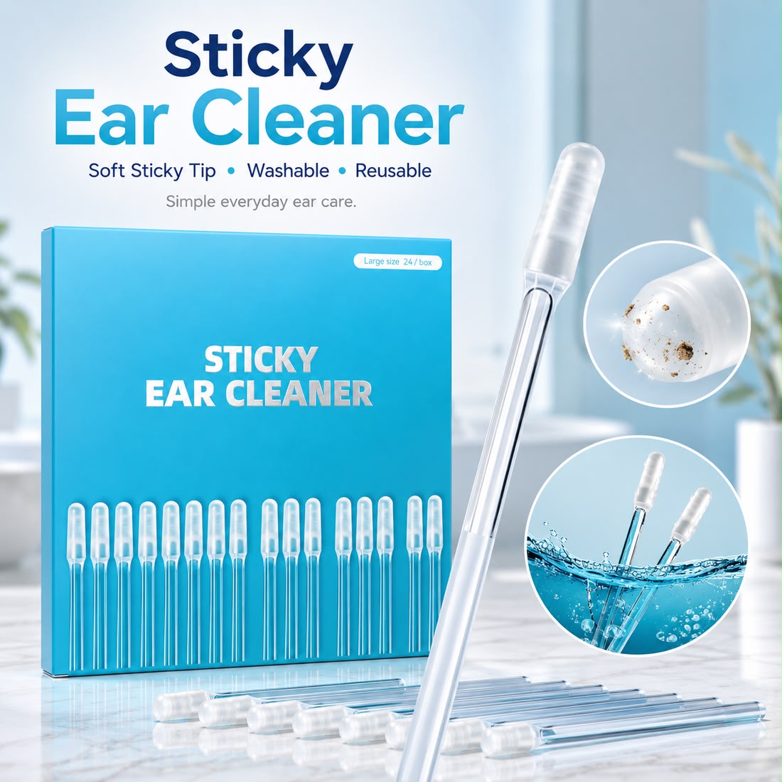ZylonClear™ Reusable Earwax Cleaning Tool